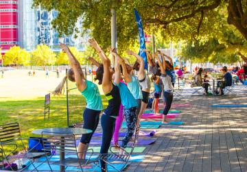 Core Yoga in Discovery Green Park