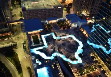 Marriott Marquis Pool Night