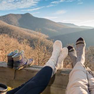 Relaxing on the parkway