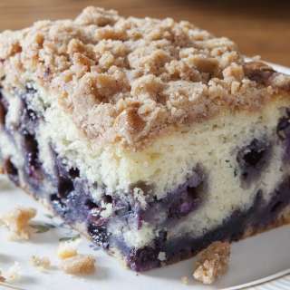 Blueberry Buckle #Recipe | ExploreAsheville.com