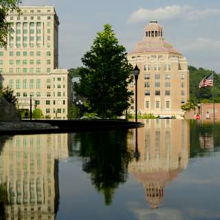 City & County Buildings Reflected