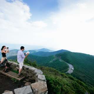 Couple at Craggy Pinnacle