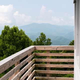 View from the Rich Mountain Fire Tower near Asheville, NC