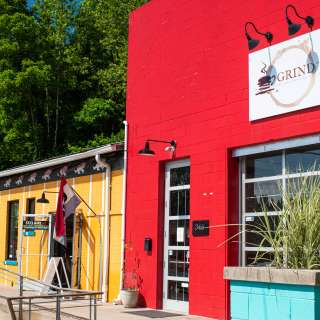 Grind AVL in Asheville's River Arts District is the city's first Black-owned coffee shop