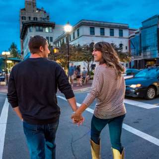 Couple Downtown Asheville