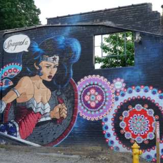 Wonder Woman Mural