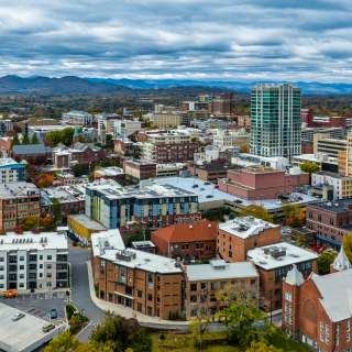 Fall in downtown Asheville