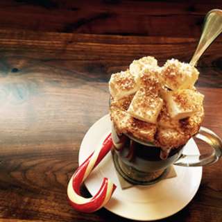 Salted Caramel Hot Chocolate #Recipe | ExploreAsheville.com