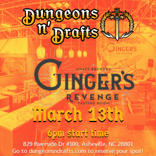 Dungeons and Drafts @ Ginger's Revenge