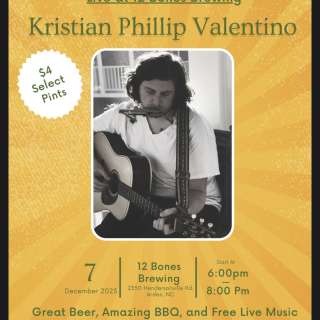 Live Music W/ Kristian Phillip Valentino