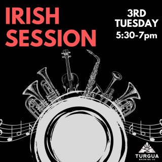 3rd Tuesday Open Jam: Irish Session at Turgua Brewing