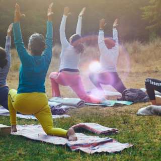 Yoga in the Park with Tara Eschenroeder and Crista Rose