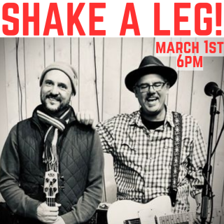 Live music by Shake a Leg!