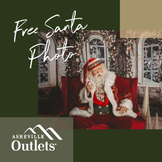 FREE Santa Photos at Asheville Outlets