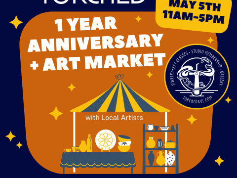 1 Year Anniversary Party + Art Market