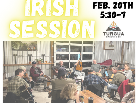 3rd Tuesday Open Jam at Turgua Brewing: Irish Session with Tim Griffin