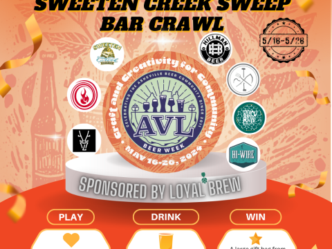 AVL Beer Week & Explore Asheville's Sweeten Creek Sweep Bar Crawl