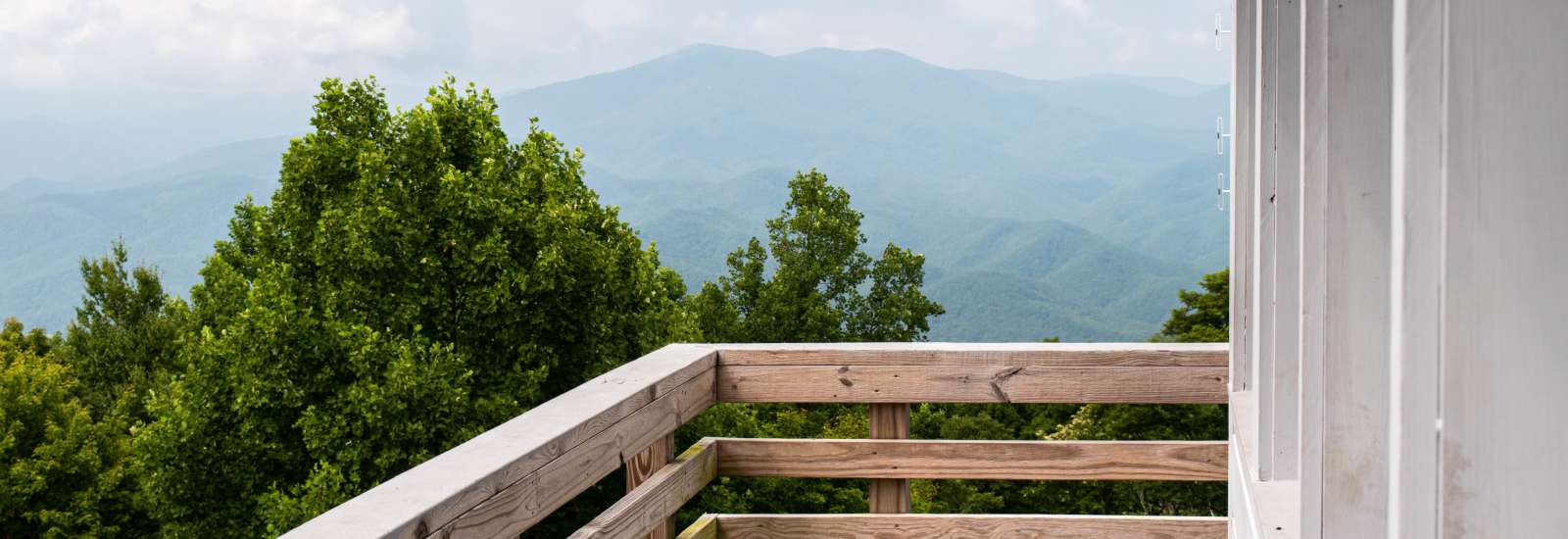 View from the Rich Mountain Fire Tower near Asheville, NC