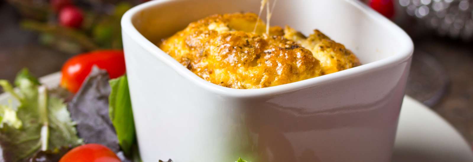 Pesto Egg Souffle #Recipe | ExporeAsheville.com