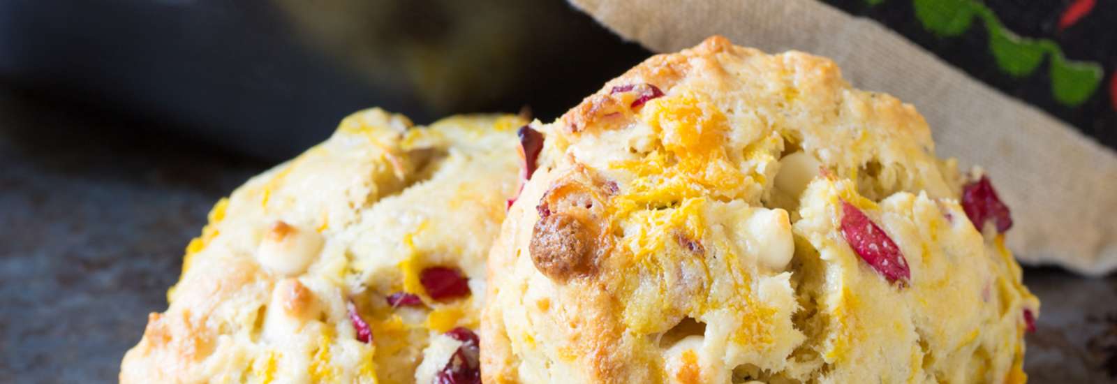 Cranberry Roasted Sweet Potato Scones #Recipe | ExploreAsheville.com