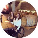 Andrea & Cara at Mt. Boucherie Winery
