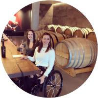 Andrea & Cara at Mt. Boucherie Winery