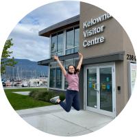 Hannah Day at the Kelowna Visitor Centre