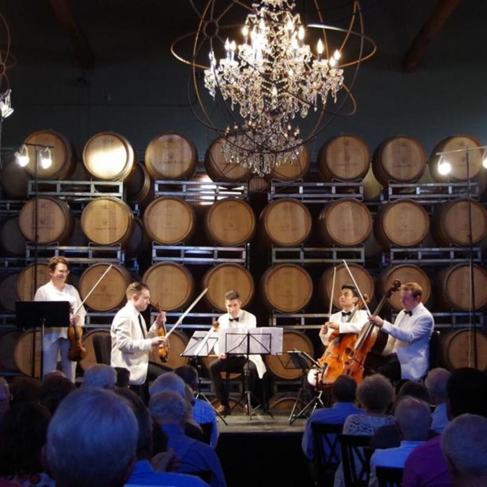Music in the Vineyards performance at Chimney Rock Winery