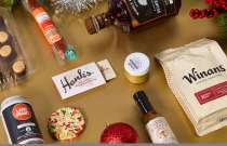 Assortment of food and beverages from Columbus businesses