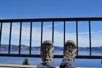Crater Lake Relaxation - Feet up on the deck chair