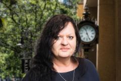 Linda Cannup Headshot with city background