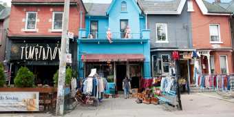 Kensington Market Shopping in summer