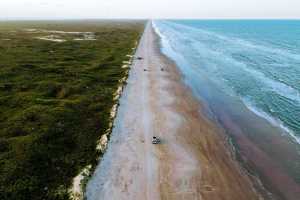 beach drone