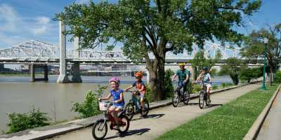 Ohio River Greenway Biking Family