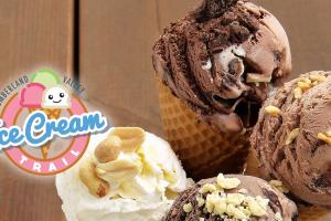 Ice Cream Cones and Cumberland Valley Ice Cram Trail Logo