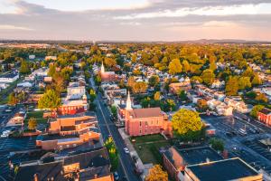 Drone photos of downtown Mechanicsburg
