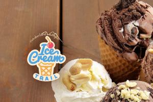 Ice Cream Cones and Cumberland Valley Ice Cream Trail Logo