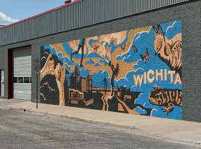 Dear Wichita, Take Care and Dream Big Mural