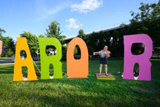 Abbey Road on The River Sign