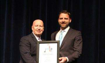 2022 Texan of the Year with Chamber President Ian Taylor