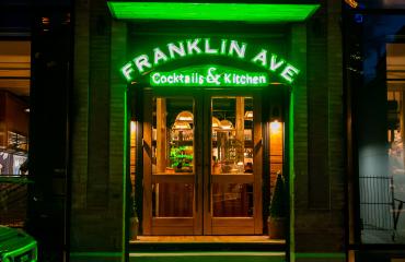 Exterior of Franklin Ave Cocktails & Kitchen