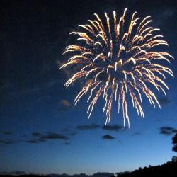 Glimmerglass Park fireworks, Springfield NY