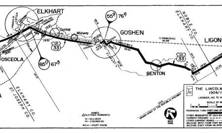 Lincoln Highway Map