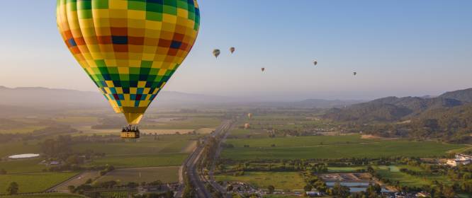 Hot Air Balloon Rides in Napa Valley 