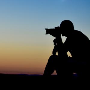 Photographer Shooting in Durango During Sunset
