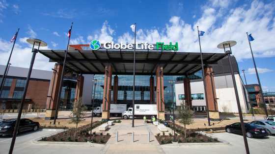 Globe Life Field entrance