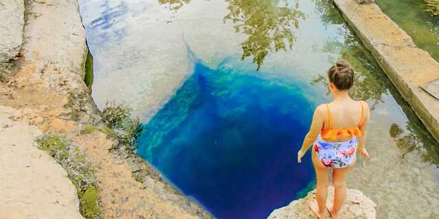 Low water levels forced Jacob's Well to close to swimmers. Now Blue Hole is  closed, too.