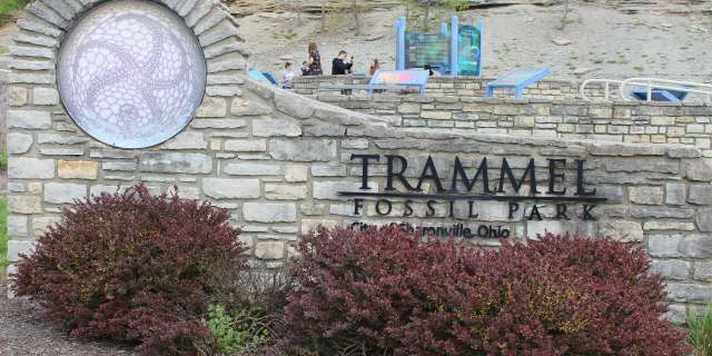 Trammel Fossil Park sign