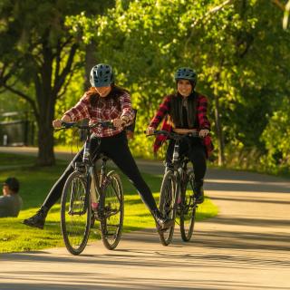 Biking on the Animas River Trail
