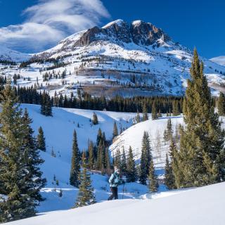 Snowshoeing on the Colorado Trail